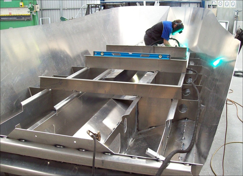 Boat production underway. © MIAA